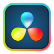 DaVinci Resolve logo - professional-grade video editing software offering advanced features for enhancing social media content in 2023.